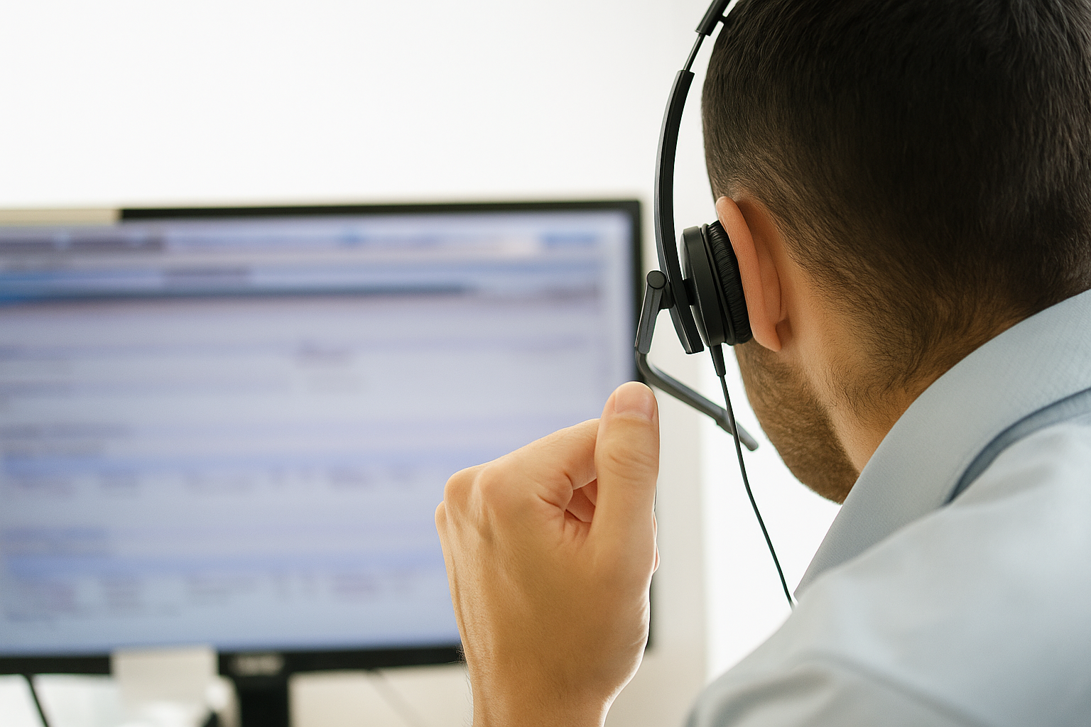 Beratungsgespräch in modernem Umfeld