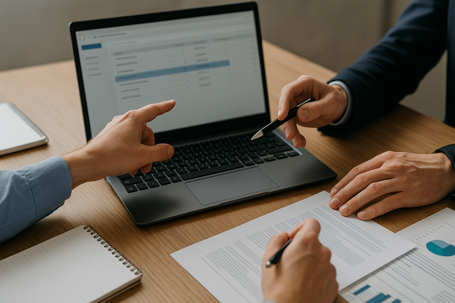 Ingenieure im Beratungsgespräch